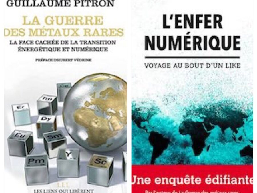 Jeudi 16 février 2023-“Une expertise, un livre” avec Guillaume Pitron sur la face cachée de la transition écologique-Constat suivi d’échanges de bonnes pratiques
